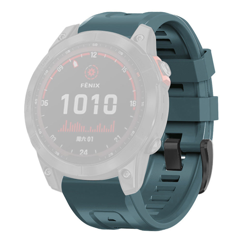 For Garmin Fenix 7 Soft Silicone Adjustable Watch Band Replacement Wrist Strap with Buckle For Garmin Fenix 7 Soft Silicone Adjustable Watch Band Replacement Wrist Strap with Buckle